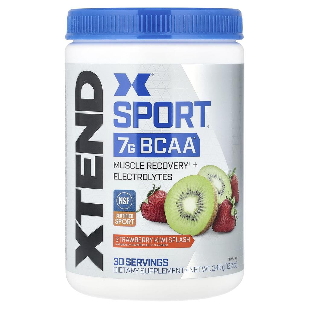 Sport, 7G Bcaa, Strawberry Kiwi Splash, 345G (12.2Oz)