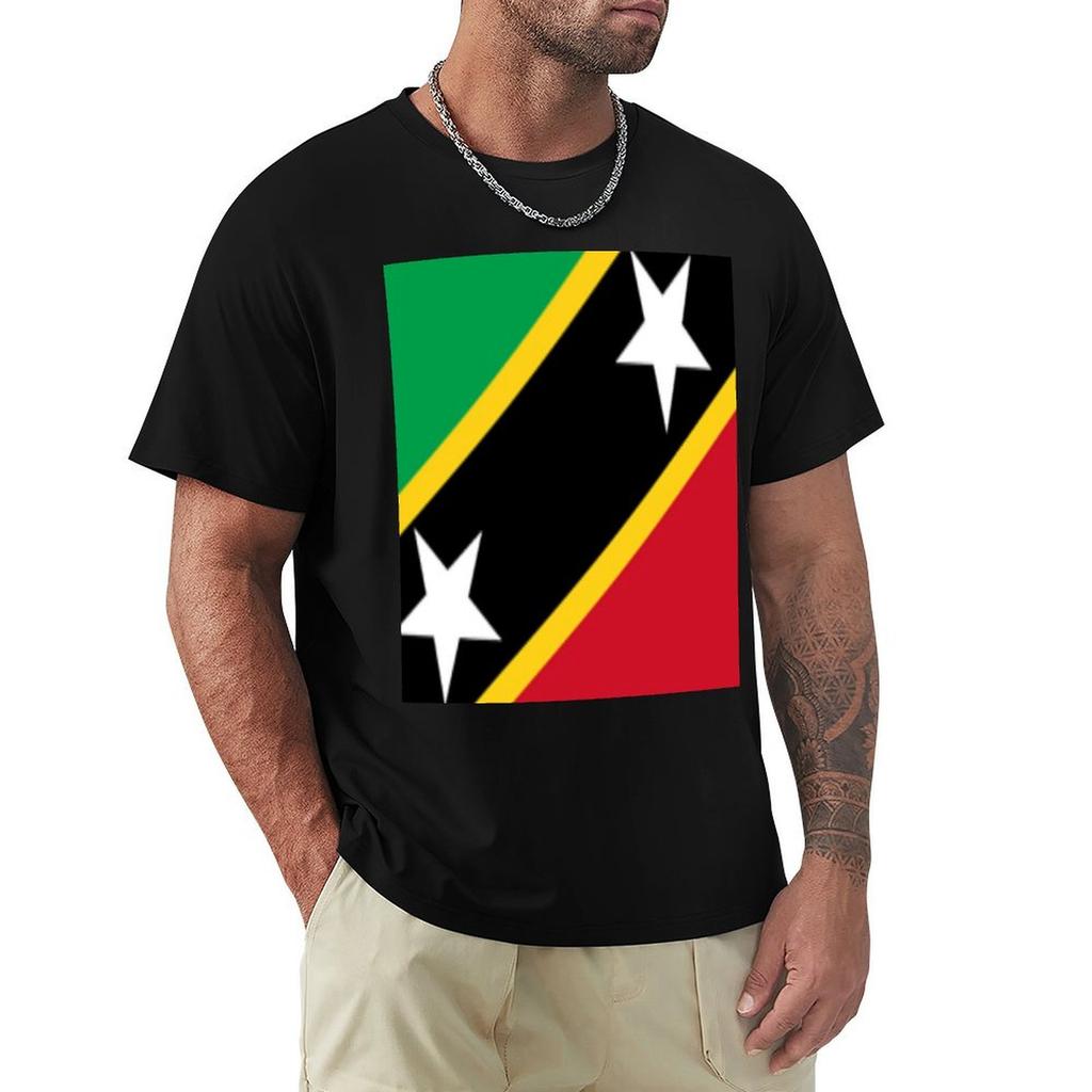 St Kitts Nevis TShirt Large Size Basic Casual TShirt