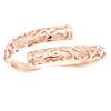 Color Gold Luxury Hollow Pattern Gold Hoop Ring Plated Rose Gold Variety Pure Purple Gold Ring
