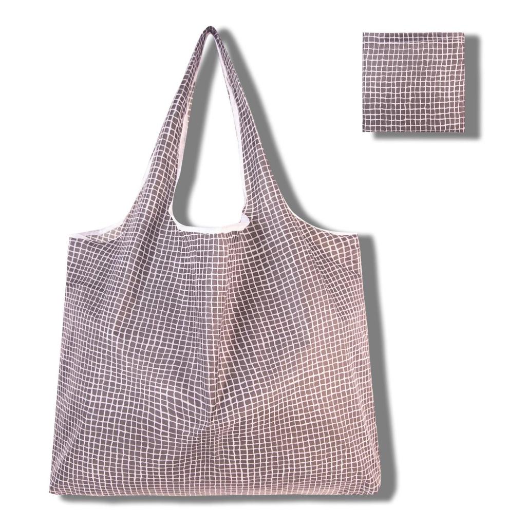 Eco-Friendly Large Capacity Foldable Tote Bag - Creative, Portable, Printed, and In Stock