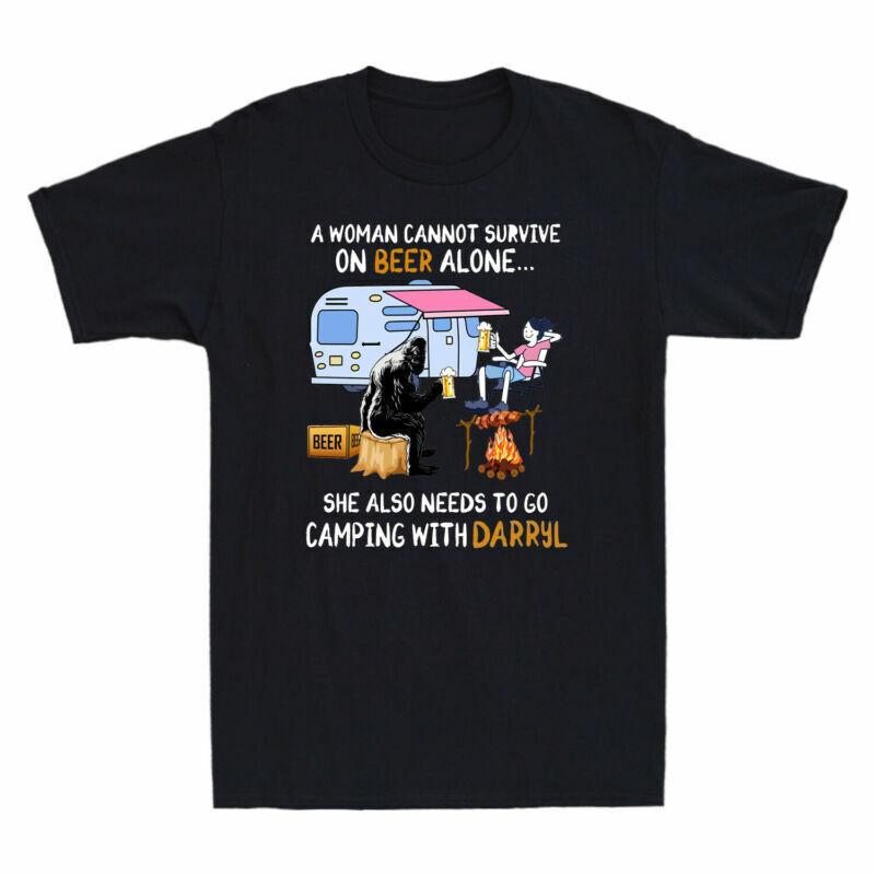 Cannot A Survive Unisexs Darryl On Vintage TShirt Beer Bigfoot Unisex Sasquatch S
