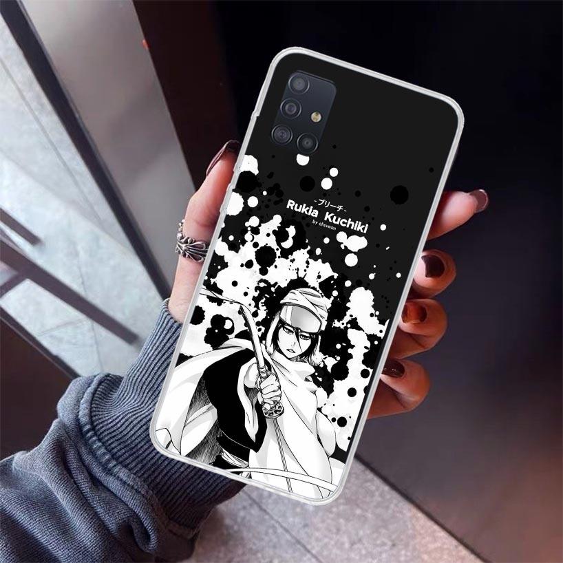 Bleach Kuchiki Rukia Phone Case For Samsung Galaxy A12 A52S A42 A32 A22 A51 A50 Note 20 Ultra 10 S10 Plus A71 A70 A31 A30 A10S G