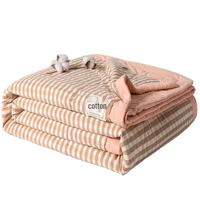 MUJI-Style Xinjiang Cotton Summer Cooling Quilt - Machine Washable & Lightweight