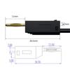 Gold Plate Banana Plugs Test Leads with 2mm Layer Lift Corrosion Resist for High Current 10amp 600V Electrical Testing
