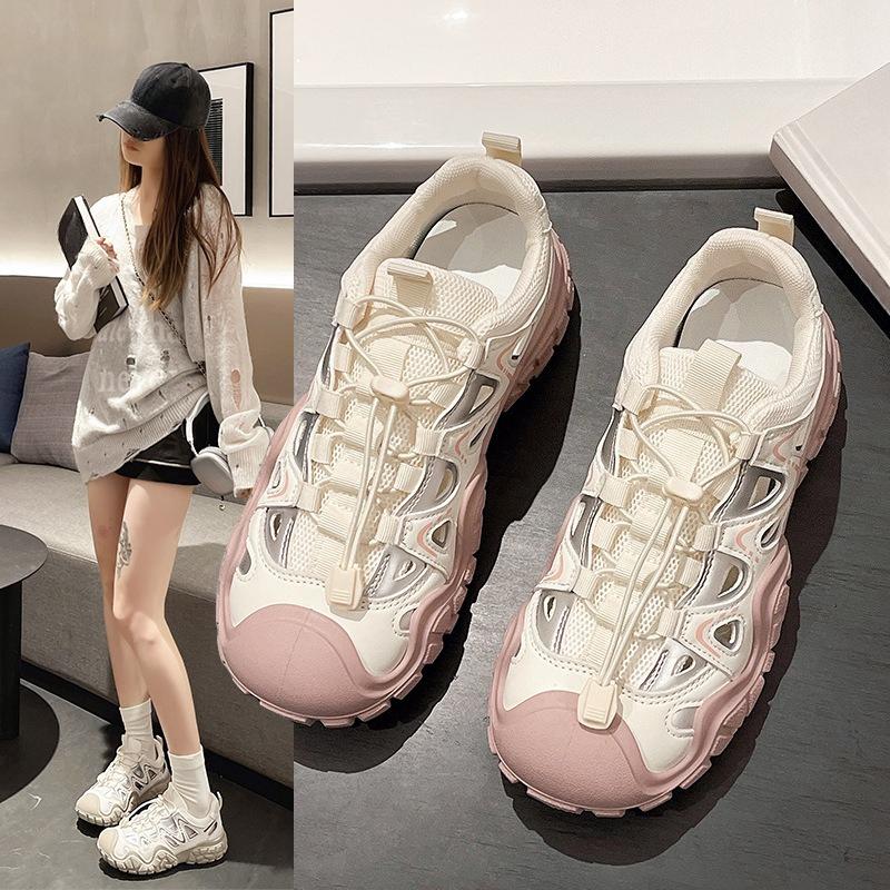 Neue perforierte Sportschuhe für Damen, atmungsaktive Sport-Dad-Schuhe, lässige und vielseitige Schuhe