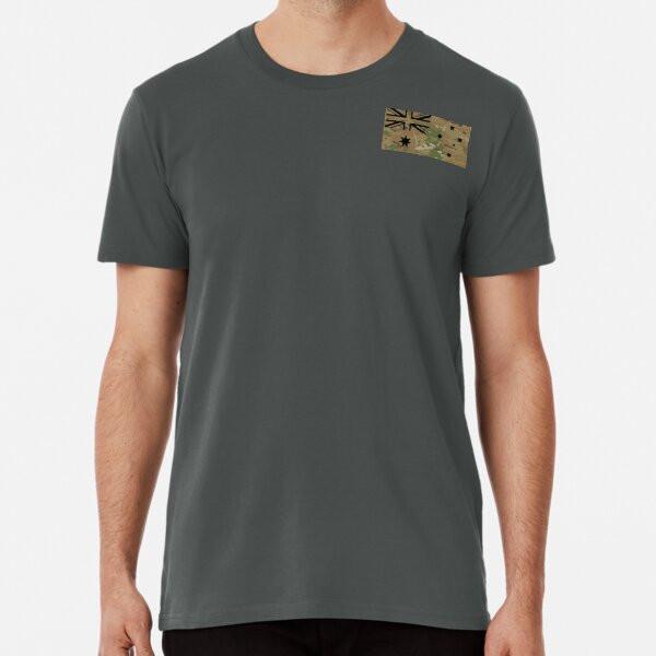 

Aus Multicam Flag Camouflage TShirt Made in Australia Unisex T-Shirt XXXL