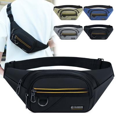 Pochete Casual Funcional Moda Masculina Impermeável Pochete de Cinto Feminina Bolsa de Cintura Masculina Porta Celular Carteira Bolsas Unissex