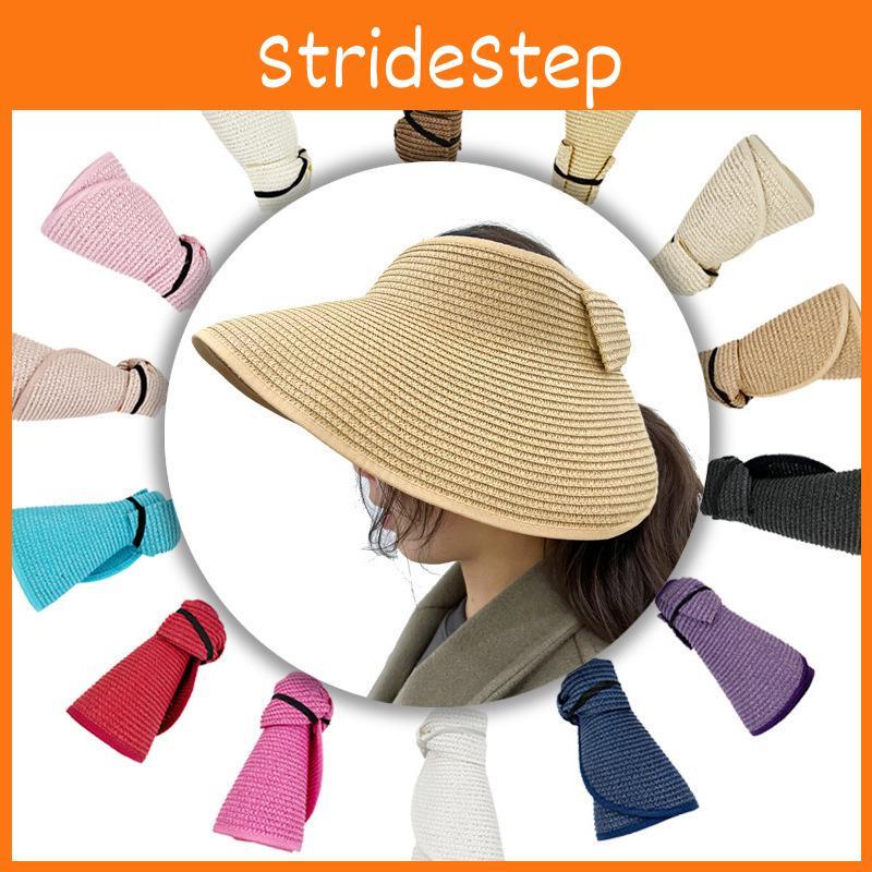Outdoor Sun Protection Hat With Foldable Design And Butterfly Knot For Men Women