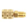 R410A A/C 1/4inch Male SAE to 5/16inch Female SAE Adapter HVAC Hose Connector R410A HVAC Adapter R410A Air Conditioner Adapter