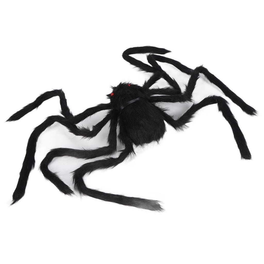 Spiders Halloween Decor Terrible Reusable Black Giant Spider Halloween Decoration for Indoor