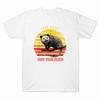 Live Ugly Fake Your Death Opossum Vintage Funny Gift Tee Men's Cotton T-Shirt