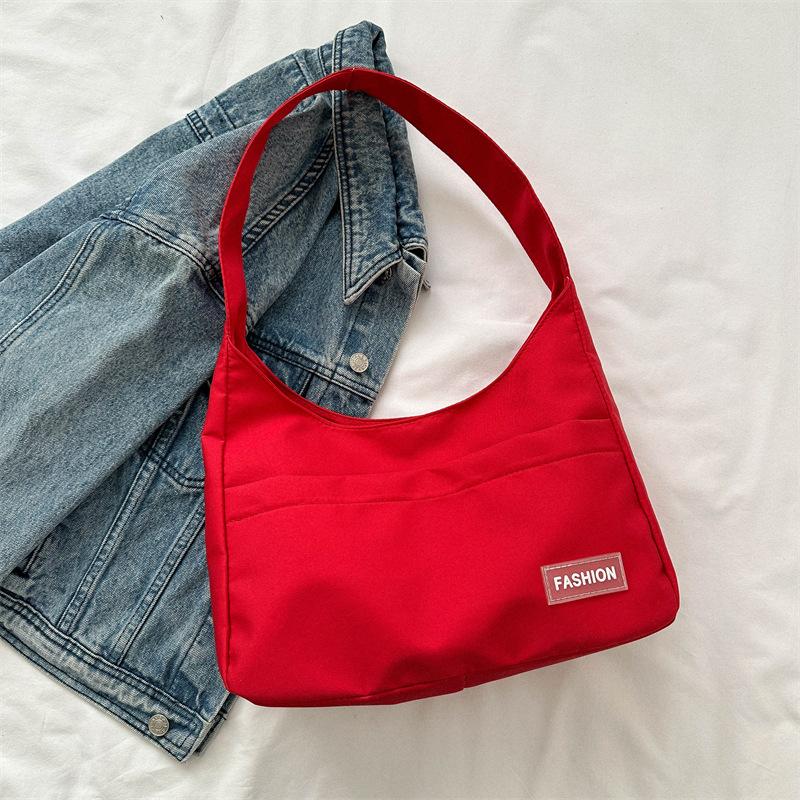 Casual Commuter Shoulder Bag Autumn New Bag Women's Retro Simple Tote Bag Fashionable and Fashionable Handbag