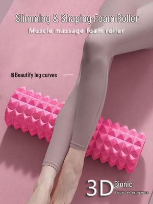 Slimming Foam Roller for Muscle Relaxation and Leg Massage