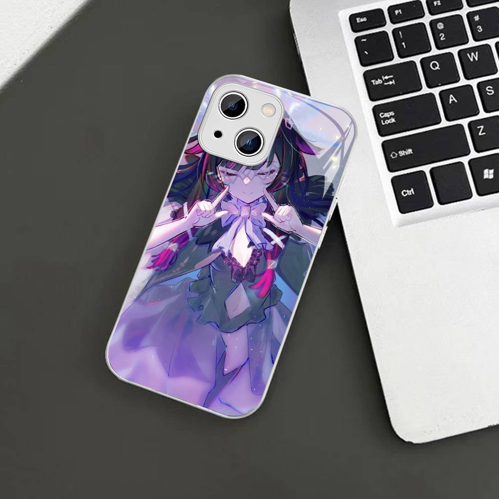 Genshin Impact Columbina Für IPhone 14 13 12 Mini 11 Pro XS Max X XR 14 Plus Gehärtetes Glas Cover