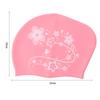 Thicken Design Floral Diving Hat Elastic Snorkeling Cap Swim Head Hood Flower Swim Headgear  Shower