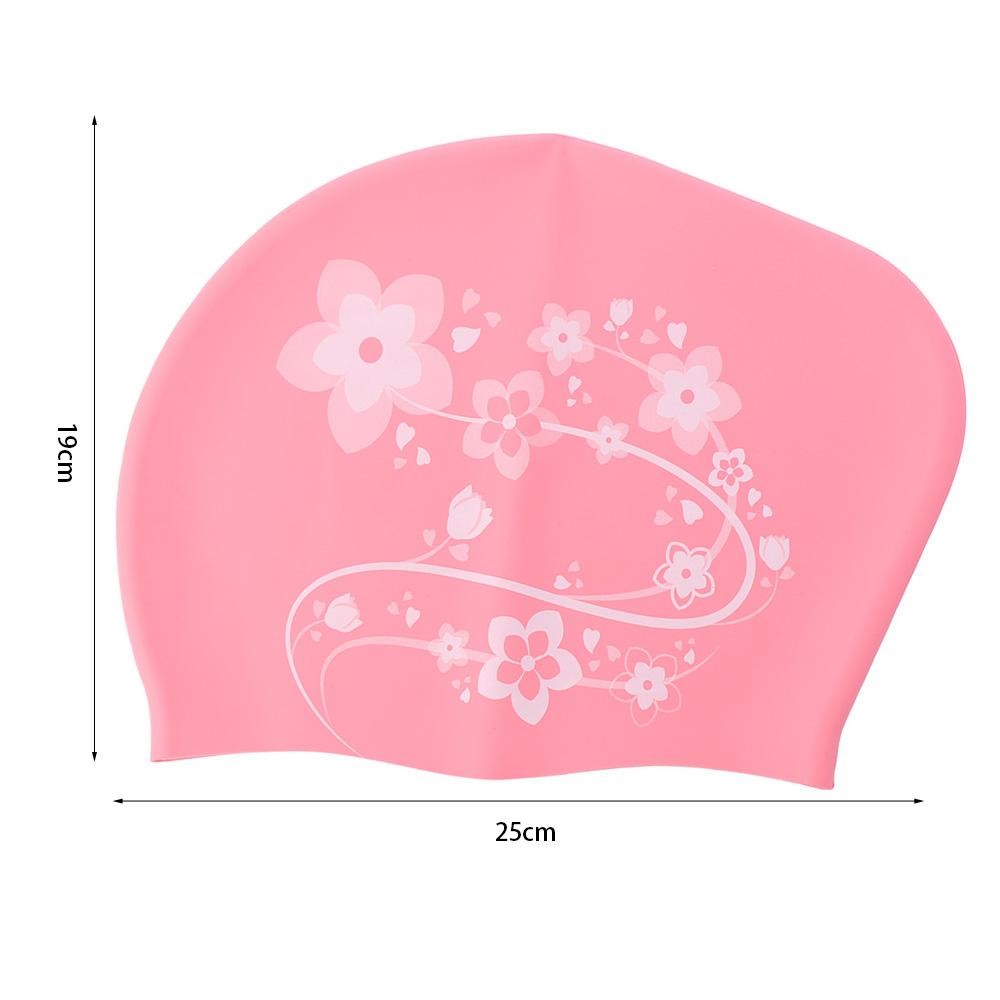 Căciulă de înot cu flori moi, elastică, pentru snorkeling, pălărie de surf, căciulă florală de scufundări, surfing