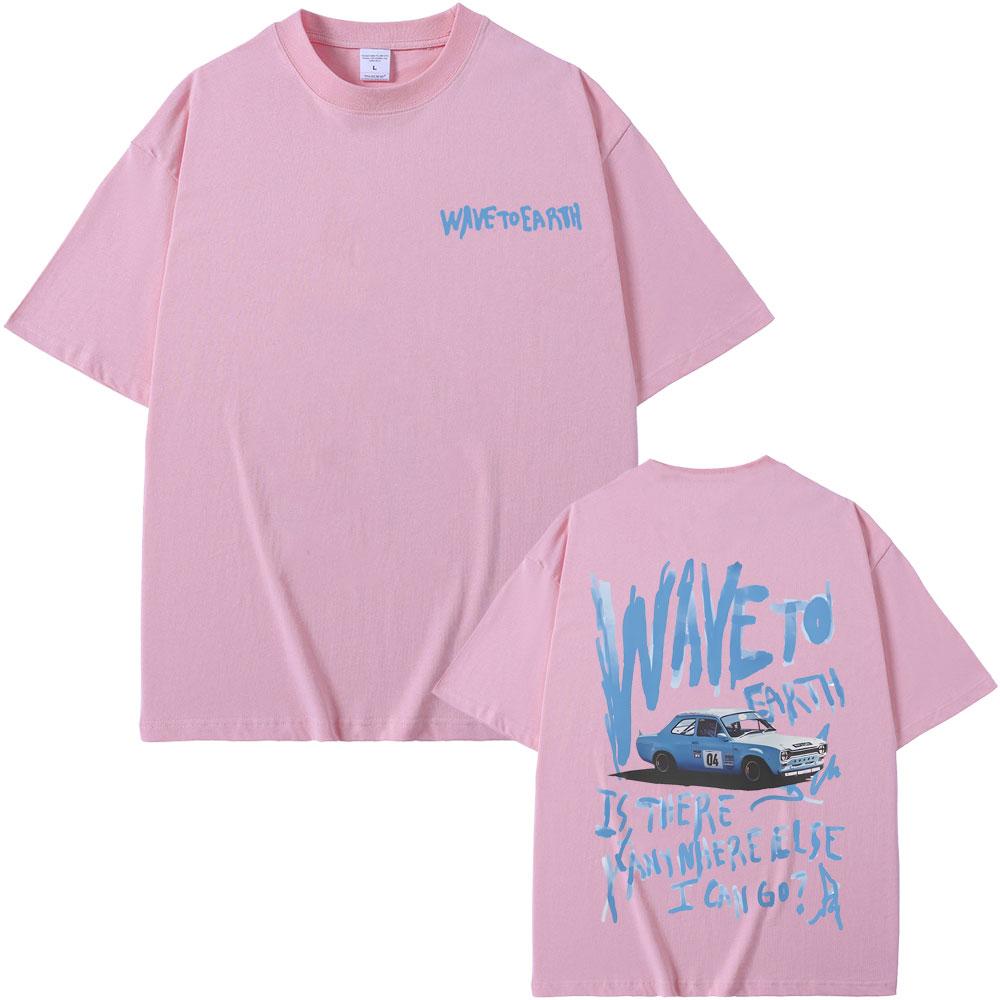 Korean Band Wave To Earth Graphic Print T-shirts Men Women Hip Hop Fashion Casual T Shirts Men's Oversized Short Sleeve Tshirt