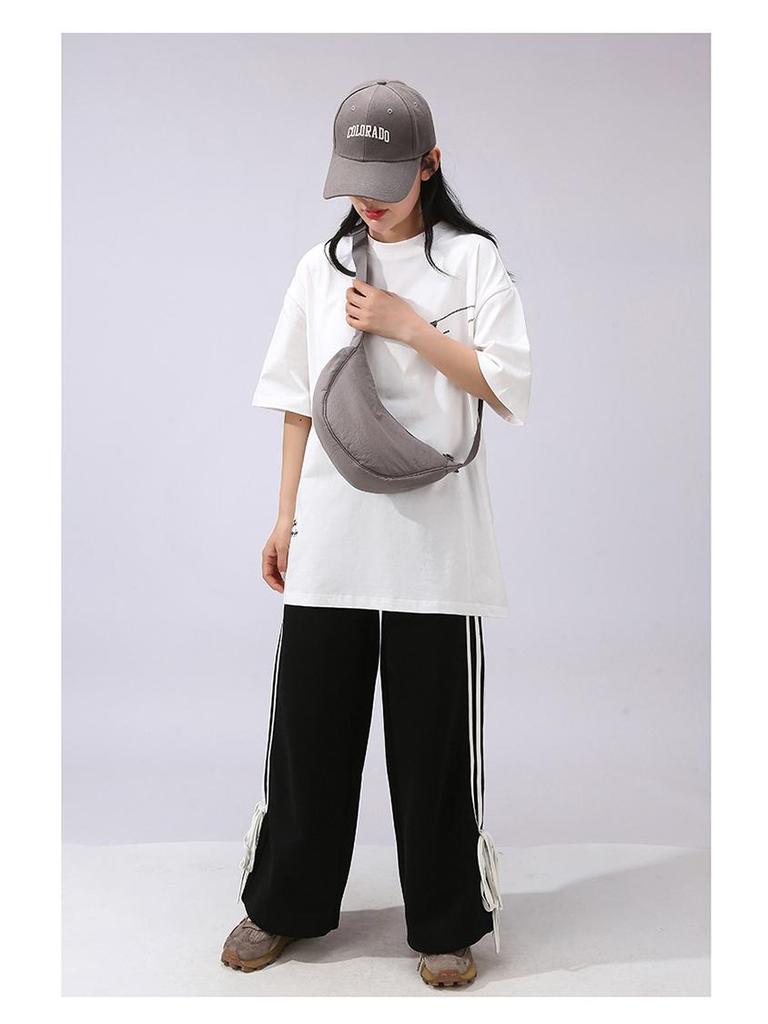 Damen Nylon Crossbody Dumpling Bag - Stilvolle Umhängetasche für Studentinnen