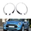 Round Headlamp Retaining Rings For Mini Cooper F55 F56 F57 7300631 Car Front Headlight Trim Rings