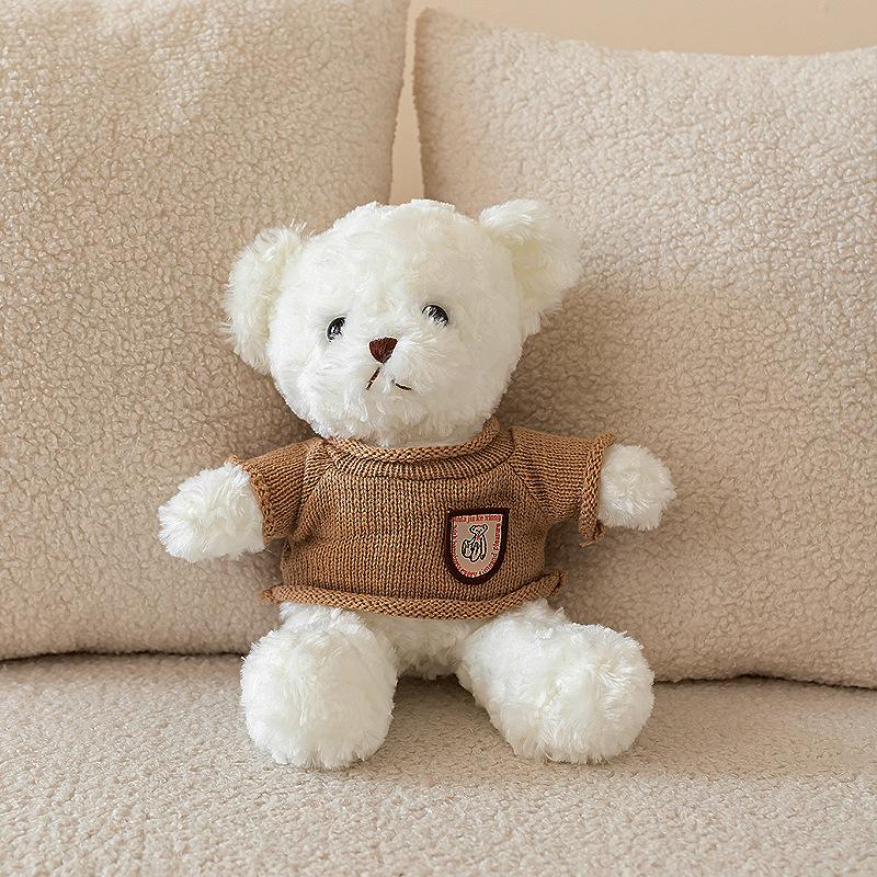 Plush Toy Teddy Bear Doll Sweater Bear Doll Birthday Gift Plush Doll Stall