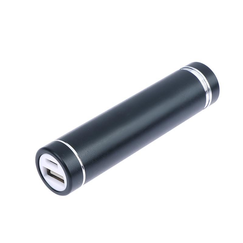 

Корпус Power Bank 18650 Комплект Цилиндрический Алюминиевый Сплав Без Сварки Тип C Комплект Мобильного Источника Питания Размер Корпуса Батареи 9*2 см чёрный