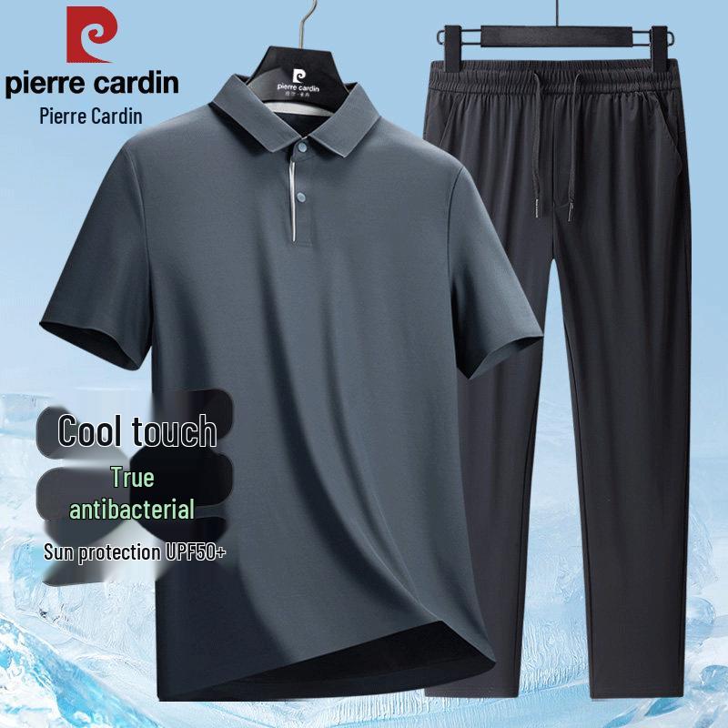 

Pierre Cardin Men s Ice Silk Short Sleeve Polo Set 185