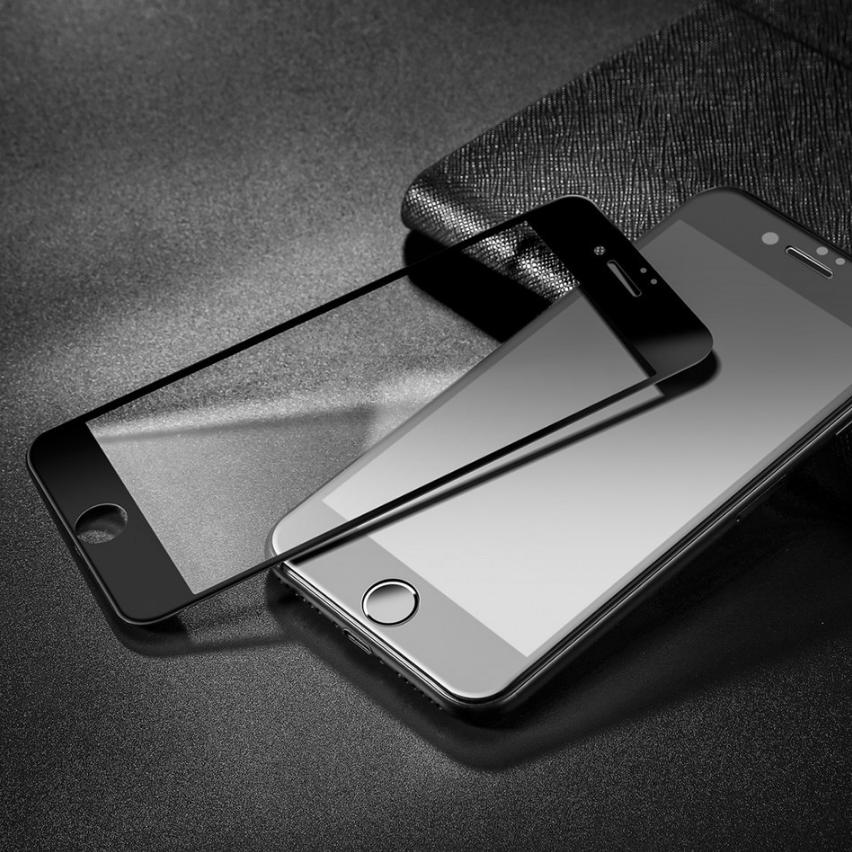 Szkło Hartowane Co2 Do Iphone 6 6S Plus, 10D, Czarne