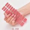 22pcs Sheet Laser Bronzing Full Cover Nail Stickers Long Lasting Tearable Cute Nail Art Wraps Design
