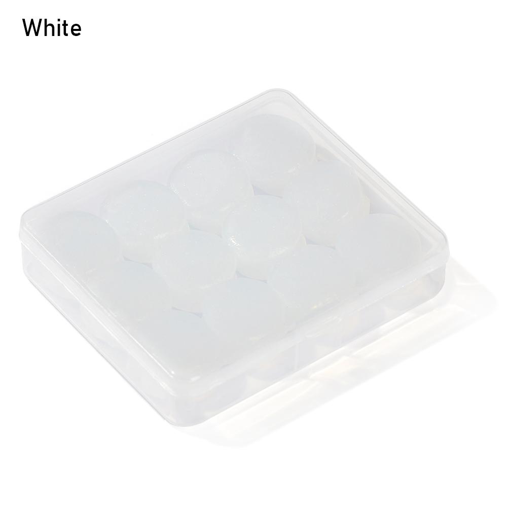 6 Pairs Reusable Soundproof Hearing Protect Anti-noise Ear Plugs Waterproof Earbud Soft Silicone Earplugs Noise Reduction