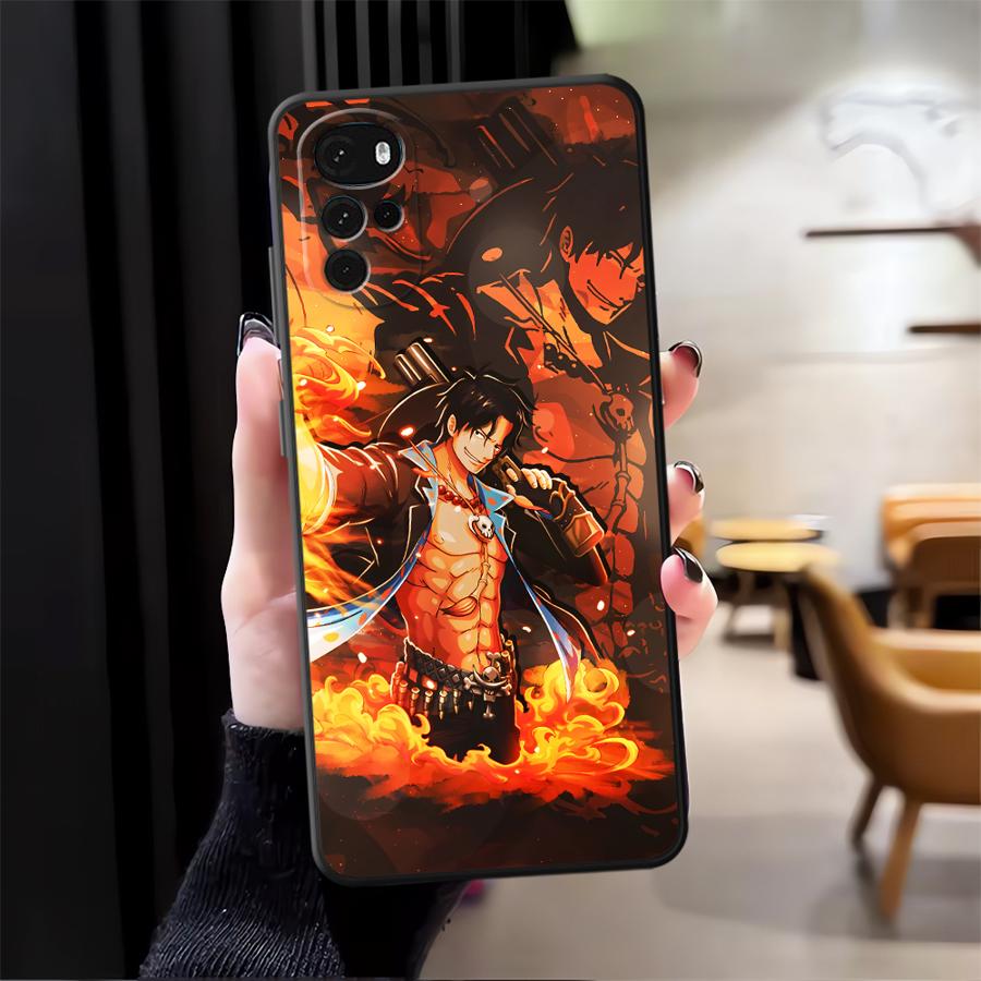 Cool Luffy ACE Funda Phone Cover Case for Moto Edge 20 30 S30 Pro X30 Pro