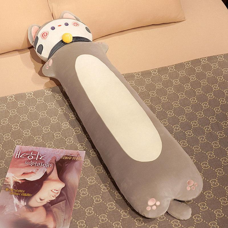 

Cat Doll Throw Pillow Sofa Bedside Cushion Bed Girl Pillow Cartoon Hug Cat Plush Long Pillow Wholesale 70cm 0.65kg