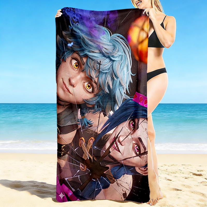 1Pc Fantasy Heroes Unite Beach Towel Quick Dry Multiuse For Beach Pool Gym Yoga Home Travel Christmas Halloween Xmas Gift S1550