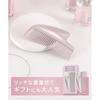 SALONIA Glossy Care Metal Kassa Comb Hair Brush Bangs Beautiful Gift Pink