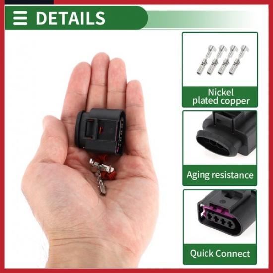 4 Pin Ignition Coil Connector Plug Female Wire Terminal