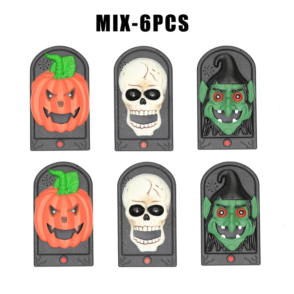 Halloween Doorbell Jump Scare Motion Activated Screaming Prank Prop Wireless Sound Effects Haunted House Terror Tech
