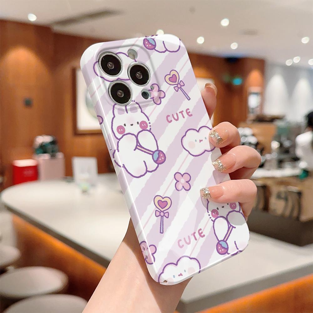 All-inclusive-Film-Telefonhülle, Cartoon-Modedesign, Hartschale, vollständige Abdeckung, stoßfeste Kamera-Schutzhülle für OPPO Realme OnePlus Infinix Tecno