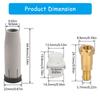 9pcs Conductive Nozzle Rods High Efficiency & Durability Conductive Nozzles Set Simple Installs for 24KD Welding Guns
