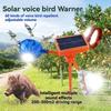 Solar Vogelabwehr Wasserdicht Solarenergie Vogelabwehrgerät 360° Drehender Reflektor Landwirtschaftliche Nutzfläche Obstplantage Vogelabwehrgerät