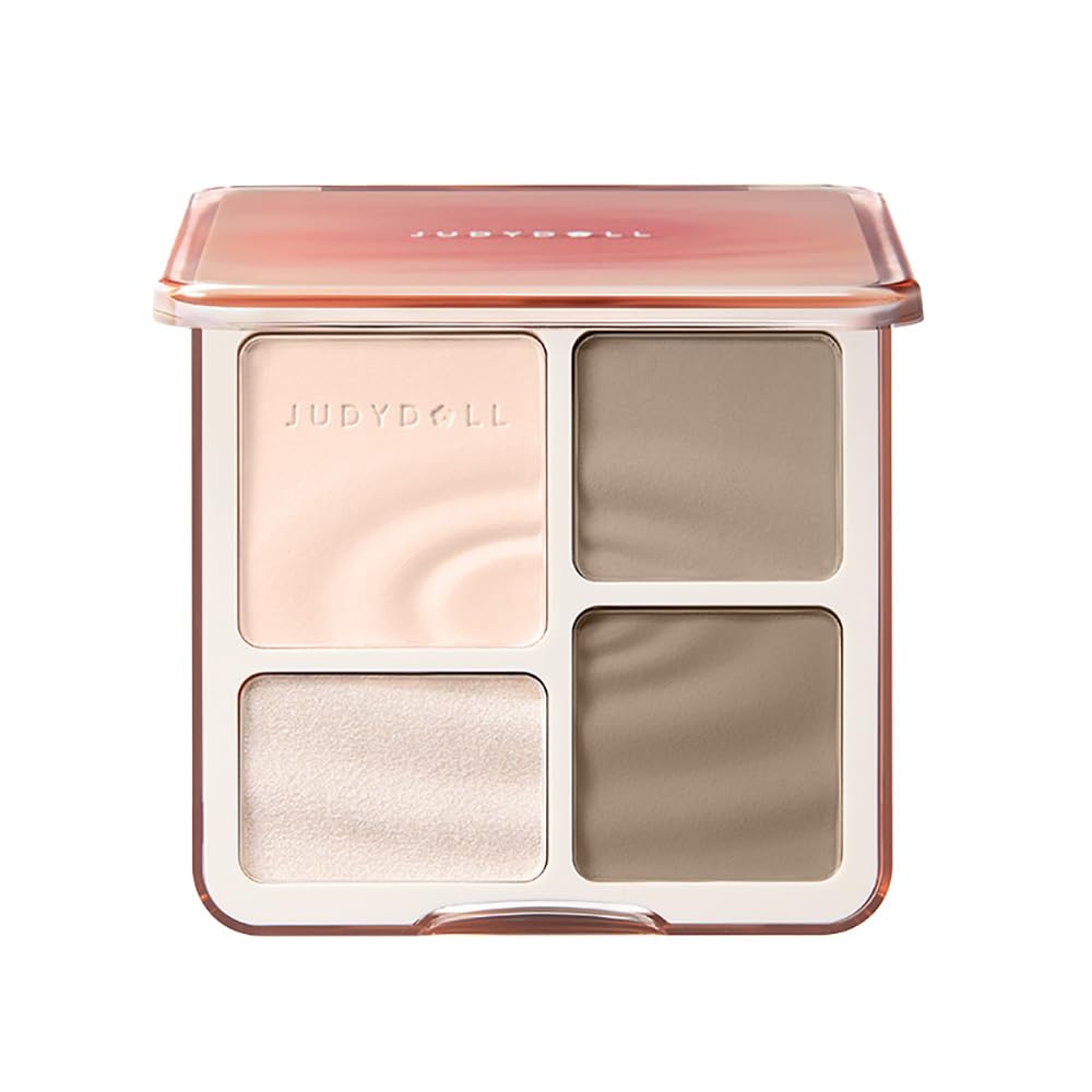 Japan Official JUDYDOLL Merihari Master Palette Renewal 2.0 China Cosmetics Highlight Shading Dimension Small Face (#01N Cool Tone)