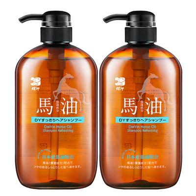 Dieyin Japanese Horse Oil Shampoo - Refreshing Twin Pack