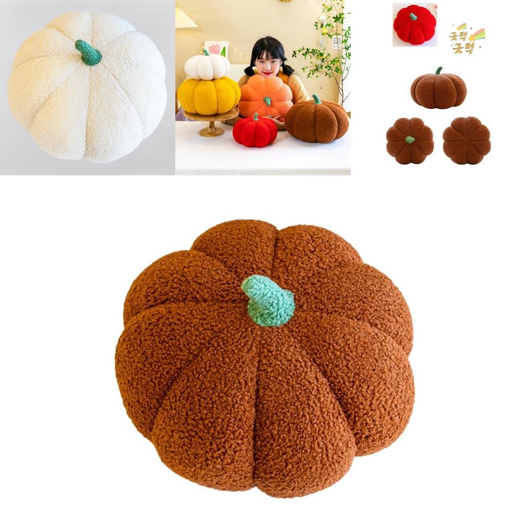Cute Plush Pumpkin Pillow For Halloween And Home Decoration Soft And Skin-friendly Fabric
