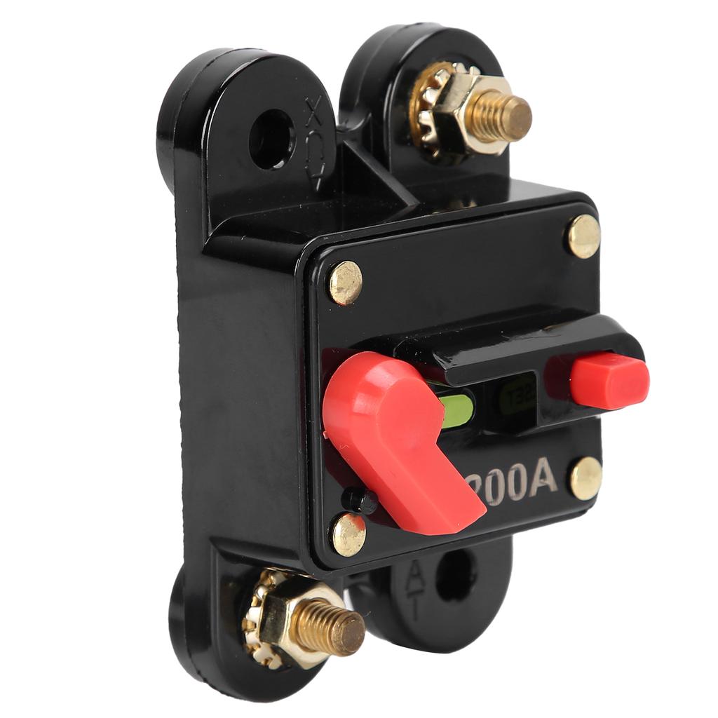 12‑24V DC Circuit Breaker Fuse Inverter with Manul Reset for Car Audio System Boat Trucks200A