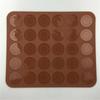 30 Cavity Pastry Cake Macaron Oven Baking Mould Sheet Pad Tray, Silicone DIY Cake Baking Mat, Kitchen Cooking Tools