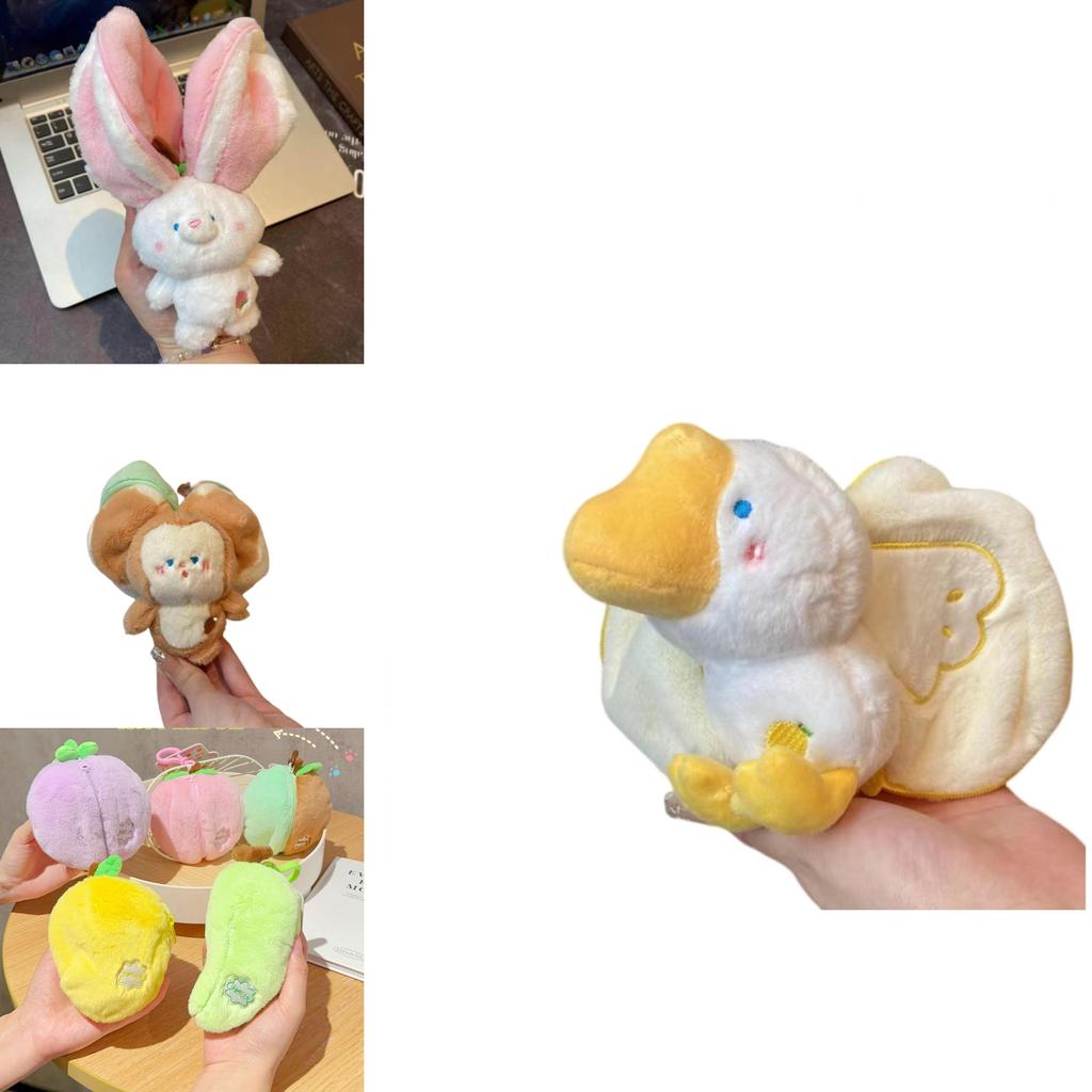 Cute And Soft Plush Fruit And Animal Keychain Charms For All Ages
