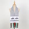 Arab Black White Scarf Colorful Tassels Arab Thin Long Stoles Ethnic Elements Pareos Fashion Unisex Polyster Neckerchief