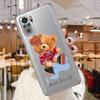 Brand Fashion Bear Phone Case for Xiaomi Redmi Note 11 10 Pro 9 K40 8 7 9S 11T 10S 8T 9A 9C 9T 11S 10C Note 11 Silicone Funda