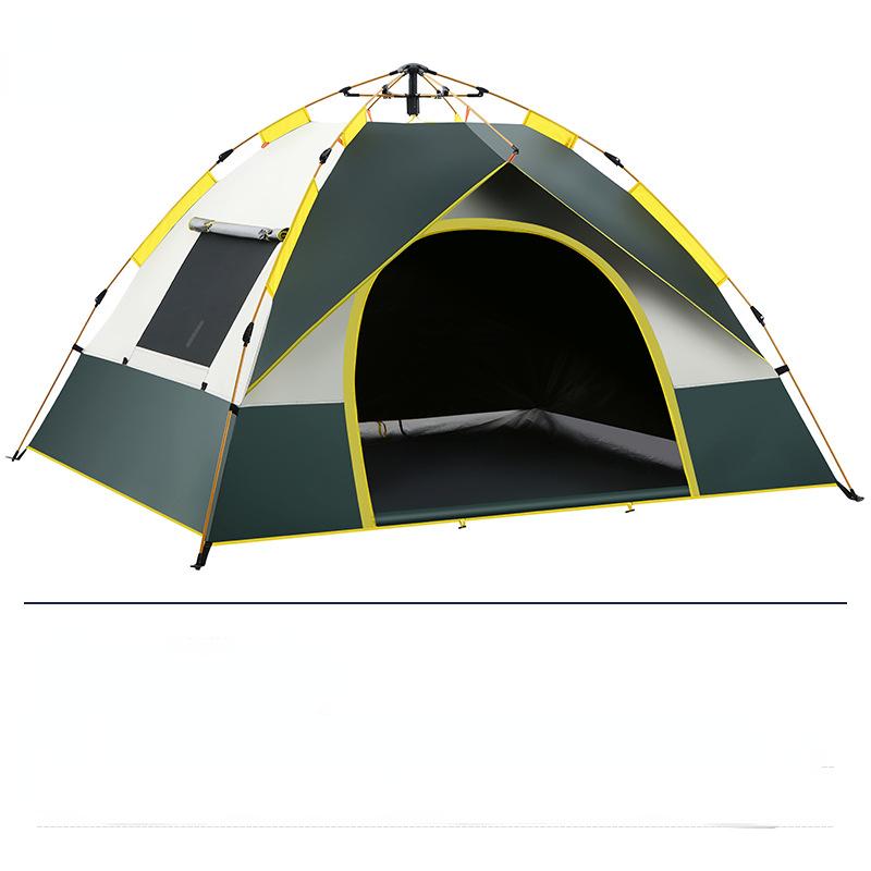 Αυτόματη σκηνή 3-4 ατόμων αδιάβροχη σκηνή κάμπινγκ ατόμων για καταφύγιο στον ήλιο Ταξίδι πεζοπορία Εύκολη άμεση εγκατάσταση Protable Backpacking