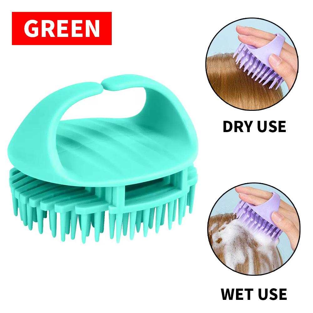1PC Silicone Massage Comb Shampoo Comb - Suitable for both dry and wet use, gentle and non irritating - Suitable for home massag