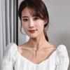 Bow Metal Set Necklace Ins Minimalist Design Commuter Snake Bone Chain Cold Wind Temperament Necklace Women
