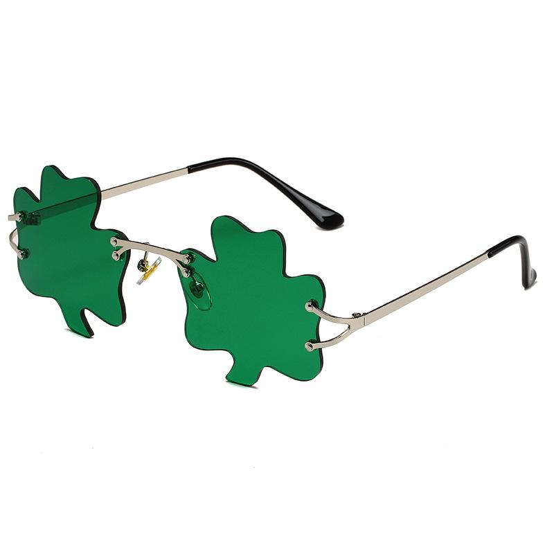 MGparty St. Patrick's Day Shamrock Glasses Irish Lucky Green Clover Sunglasses Saint Patricks Accessories Party Favor
